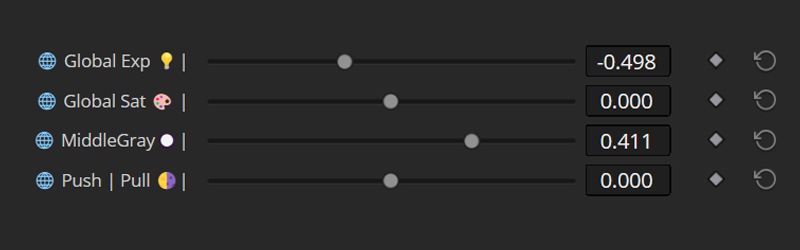 Global Controls UI