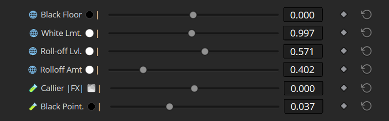 Highlight and Shadow Management UI Controls